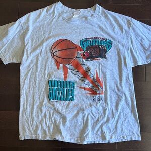 Vintage Vancouver Grizzlies 1994 NBA Basketball Tee RARE